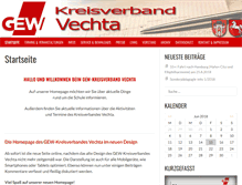 Tablet Screenshot of gew-vechta.de